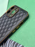 Designer Leather Quilted With soft silicone Case for iPhone 13 ProMax | dlq