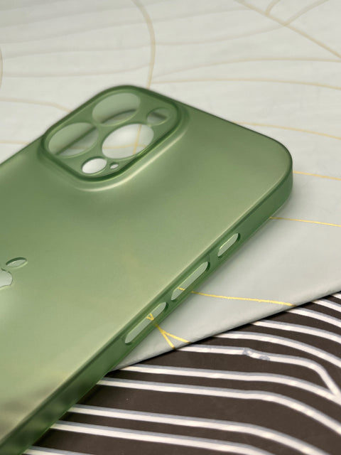 K-Doo Green Ultra Slim Logo Cut Paper Case For iPhone