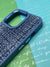 GKS Fabric Hybrid Protective With Metel Camera Ring Back Case For iPhone