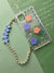 Square Blue Flower Bracelet Transparent With Camera Bumper Case For iPhone