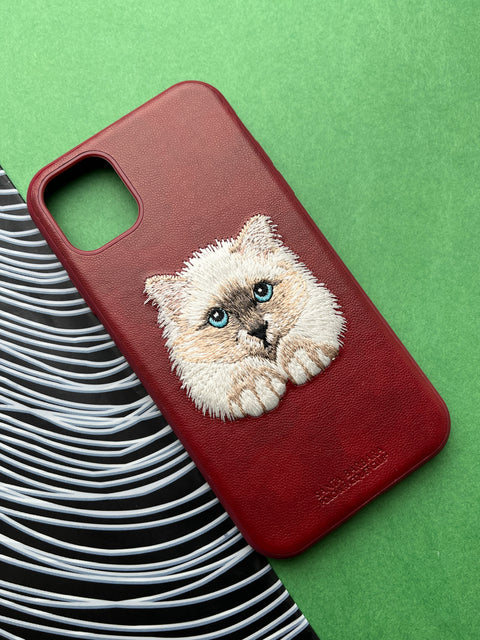 Santa Barbara Red Cat Back Cover for iPhone