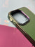 Doyers Green Matte Finish Back Logo Case For iPhone