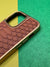 HDD Brown Crocodile Genuine Leather Case For iPhone