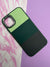 Fantastic Green Tri Color Leather Case For iPhone