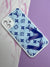 LV Blue Classy Puff Printed Case For iPhone