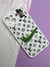 LV White Classy Puff Printed Case For iPhone