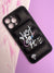 Black Just Do It Classy Puff Printed Case For iPhone