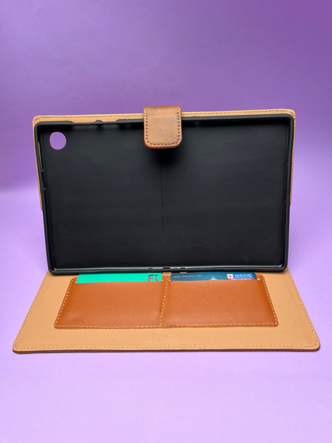 Protective Leather Case with Viewing Stand and Card Slots Flip Cover