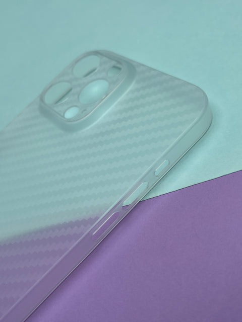 K-Doo White Ultra Slim Carbon Paper Case For iPhone
