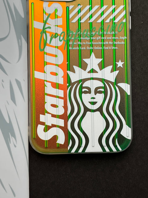 Gradient Starbucks COFFEE GOOD Slim Bumper Case For iPhone