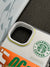 Gradient Starbucks COFFEE Slim Bumper Case For iPhone
