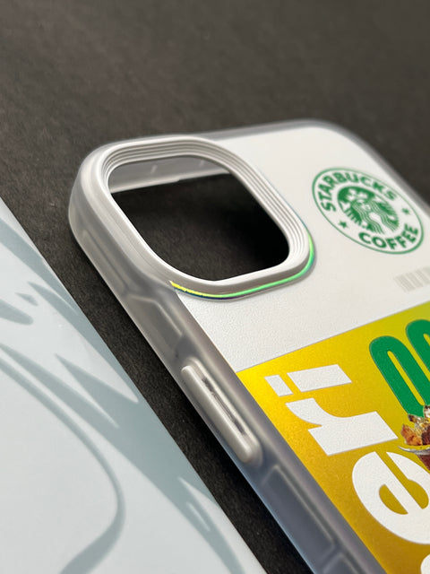 Gradient Starbucks COFFEE Slim Bumper Case For iPhone