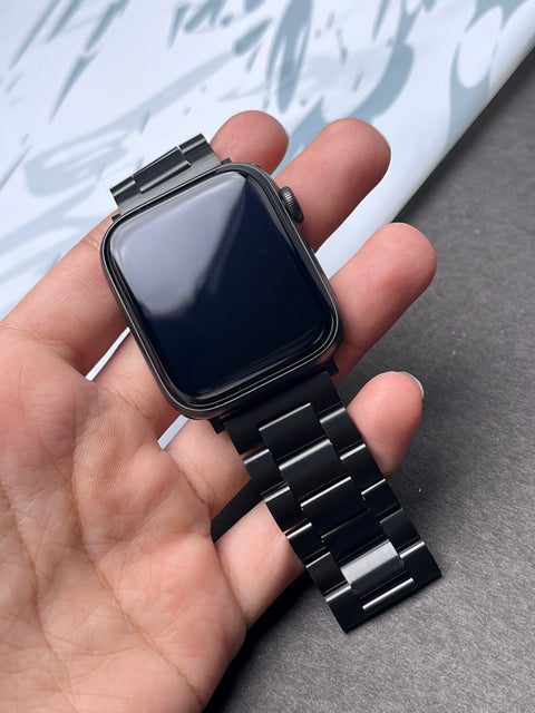 Black Stainless Steel Metal Strap for Apple Watch