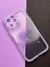 Girlish Purple Crystel Bow Bumper Case For iPhone