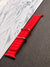 Red Silicone Ocean Band For Apple Watch 42mm, 44mm, 45mm & 49mm