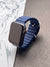 Dark Blue Silicone Ocean Band For Apple Watch 42mm, 44mm, 45mm & 49mm