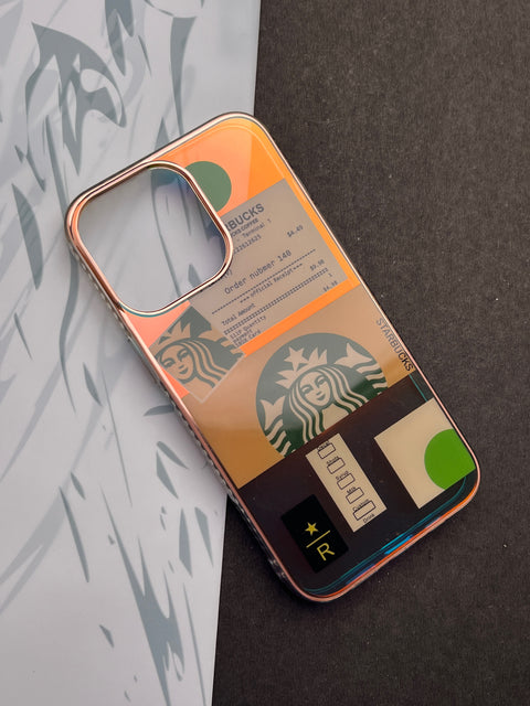 Laser Starbucks Star Shiny Color Changing Design Case For iPhone