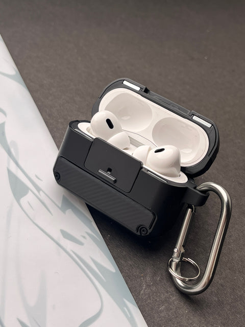 ShockProof Hard Magnetic Lock Protective Case For Apple AirPods
