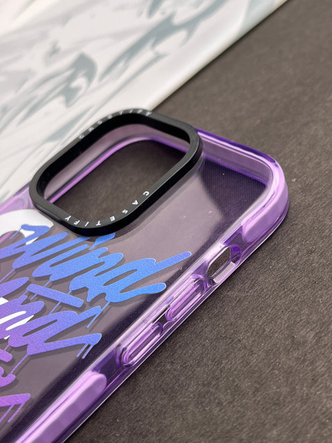 CASTiFY Purple Sea Bumper Case For iPhone