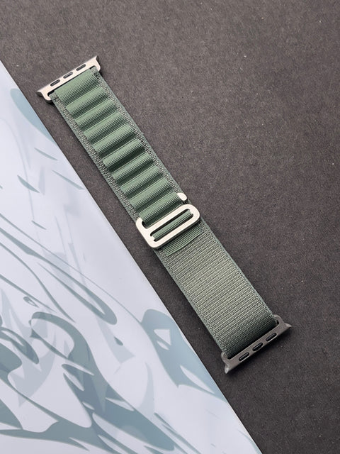 Alpine Loop Olive Green Strap for Apple Watch