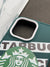 Starbucks Green Logo Print Matte Soft Silicone Case For iPhone