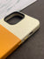 Kesta Orange Tri Color Leather Case For iPhone