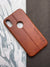iEPCii Brown Leather With Logocut Case For iPhone