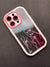 Pink Marble Water Colour With Camera Protection Case For iPhone