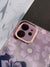 Pink Flower Gradient With Camera Protection Case For iPhone