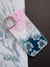 White Flower Gradient With Camera Protection Case For iPhone
