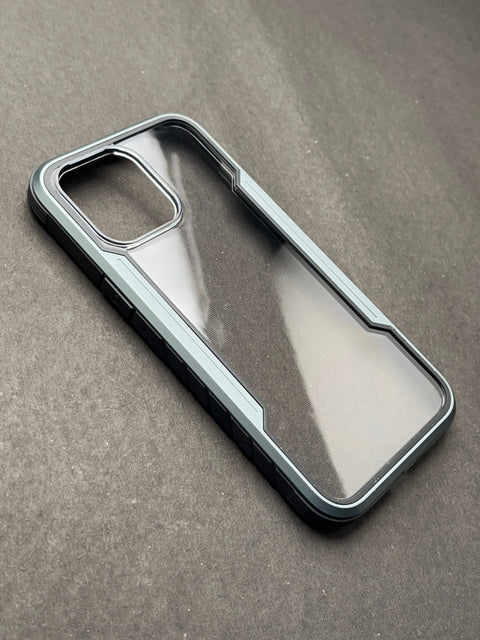 Grey Black Tactical Defense Case For iPhone