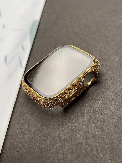 Gold Luxury Diamond Case For Apple Watch