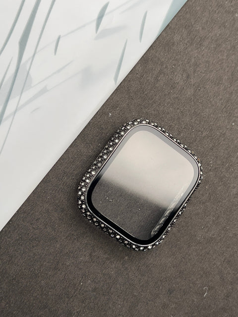 Black Luxury Diamond Case For Apple Watch