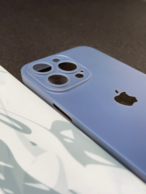 K-Doo Sierra Blue Ultra Slim Logo Cut Paper Case For iPhone
