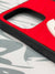 Air Jordan ''sup'' Themed Embossed Red Silicone Case For iPhone