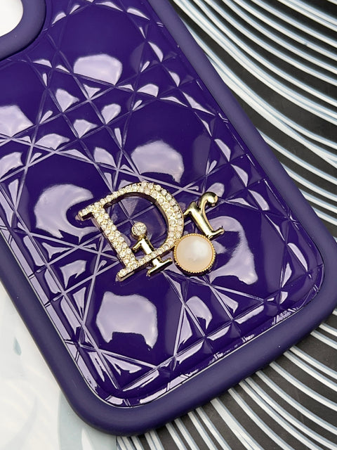Dior Pearl Deep Purple Case for iPhone