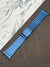 Link Strap Blue Metal Bracelet with Detachable link for Apple Watch
