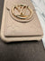 LV Peach Luxury Leather Back Pocket case For iPhone