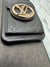 LV Black Luxury Leather Back Pocket case For iPhone