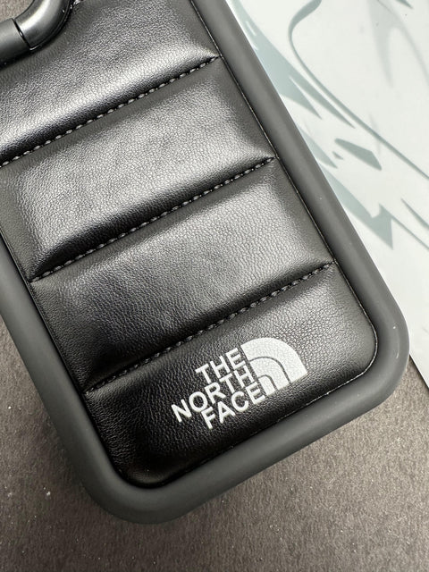 The North Face Black Down Puffer Jacket Case For iPhone