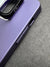 Hidden Bracket Deep Purple Frosted Shell Case For iPhone