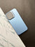 Hidden Bracket Sky Blue Frosted Shell Case For iPhone