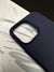 BMW Blue Silicone Velvet Touch Case For iPhone