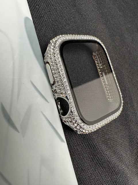 Silver Royal Diamond Case For Apple Watch