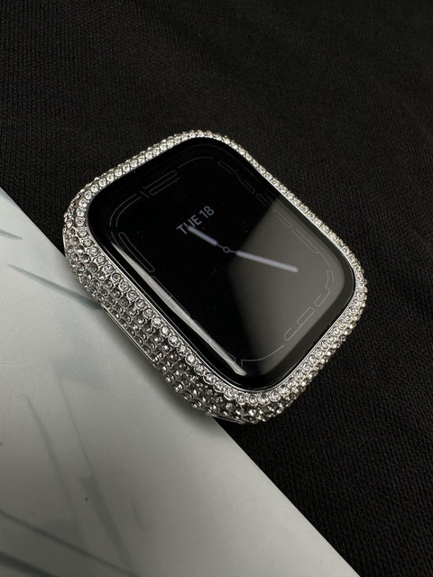 Silver Royal Diamond Case For Apple Watch