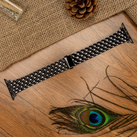 Multicolor Black Diamond Bracelet Strap for Apple Watch