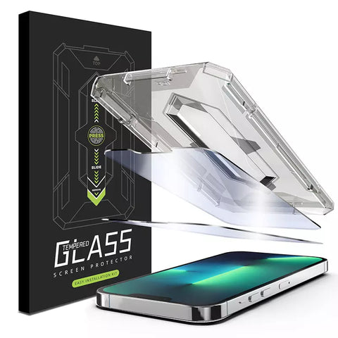 Front Tempered Glass Screen Protector With Easy Application For iPhone 13 Series & 14 Serues